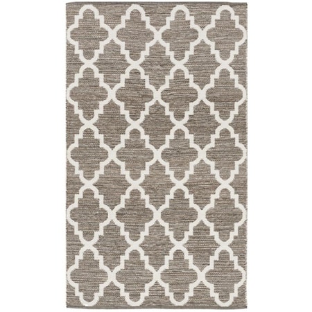 Safavieh 3 x 5 ft. Small Rectangle Montauk Hand Woven Rug, Beige and Ivory MTK611R-3
